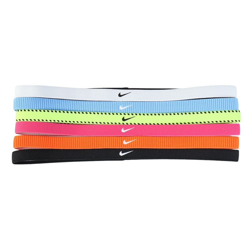ナイキ（NIKE）（メンズ、レディース）クラシック ヘッドバンド 6本入 BN2003-702 ヘアバンド ヘッドギア トレーニング 部活 運動 スポーツ