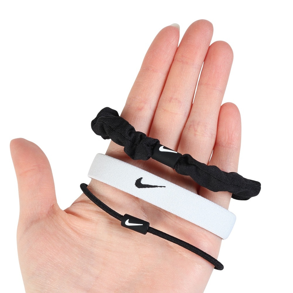 ナイキ（NIKE）（メンズ、レディース、キッズ）クラシックミックスヘアタイ 8本パック BN2086-127 ヘアバンド ヘッドギア トレーニング 部活 運動 スポーツ