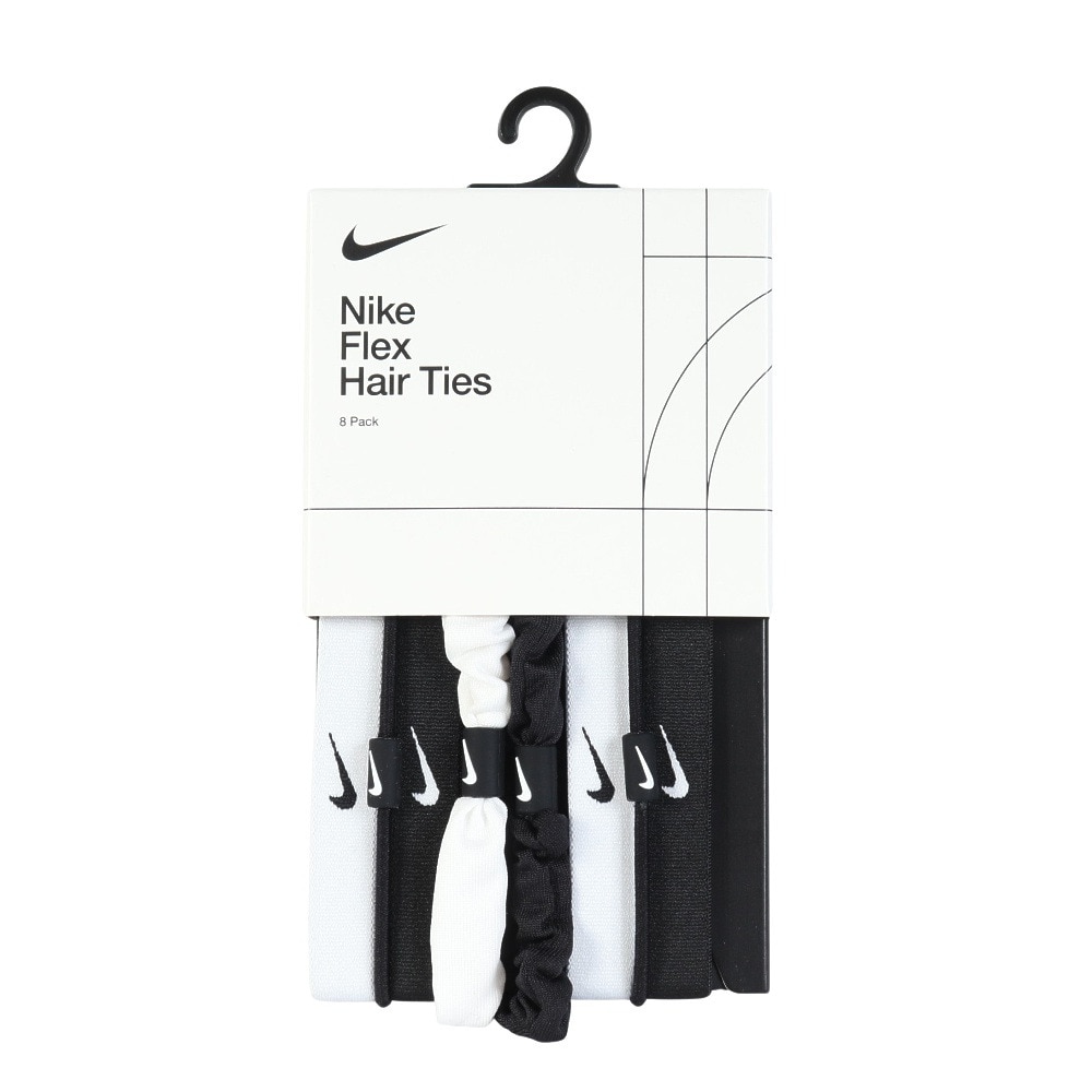 ナイキ（NIKE）（メンズ、レディース、キッズ）クラシックミックスヘアタイ 8本パック BN2086-127 ヘアバンド ヘッドギア トレーニング 部活 運動 スポーツ