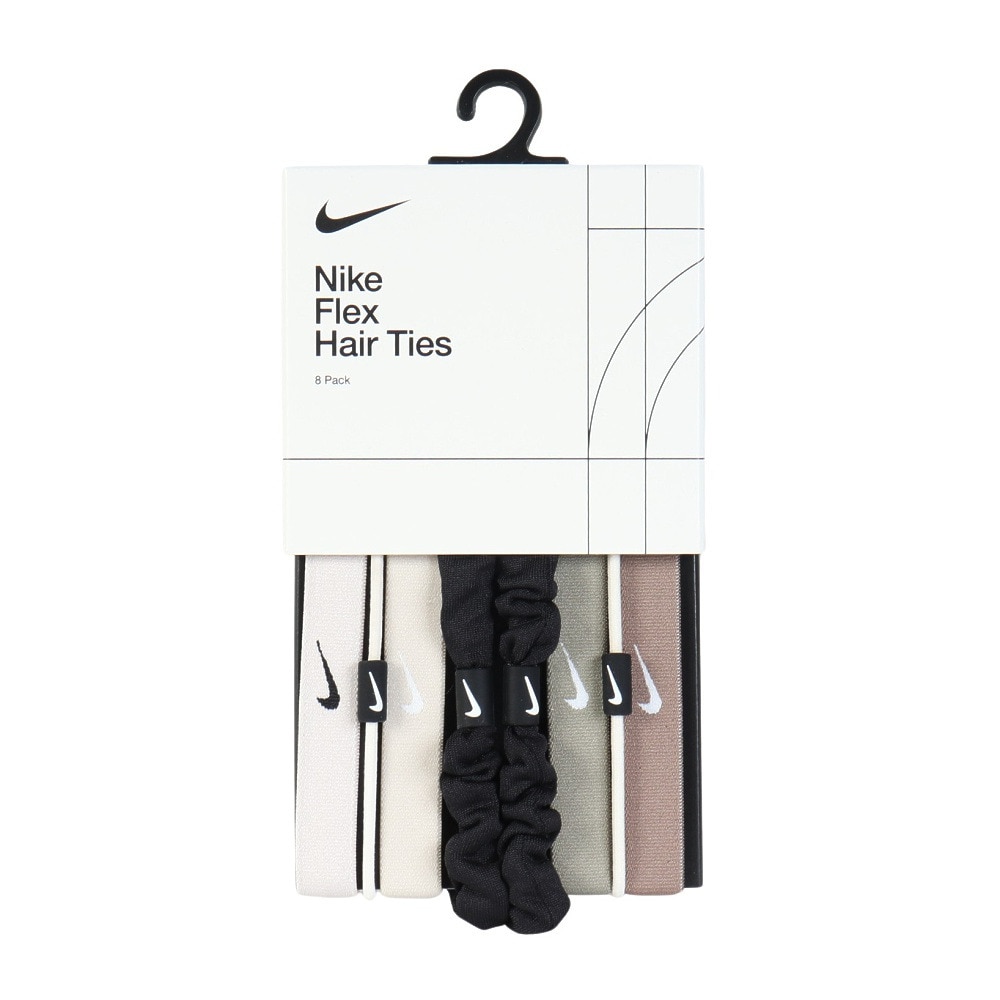 ナイキ（NIKE）（メンズ、レディース、キッズ）クラシックミックスヘアタイ 8本パック BN2086-631 ヘアバンド ヘッドギア トレーニング 部活 運動 スポーツ