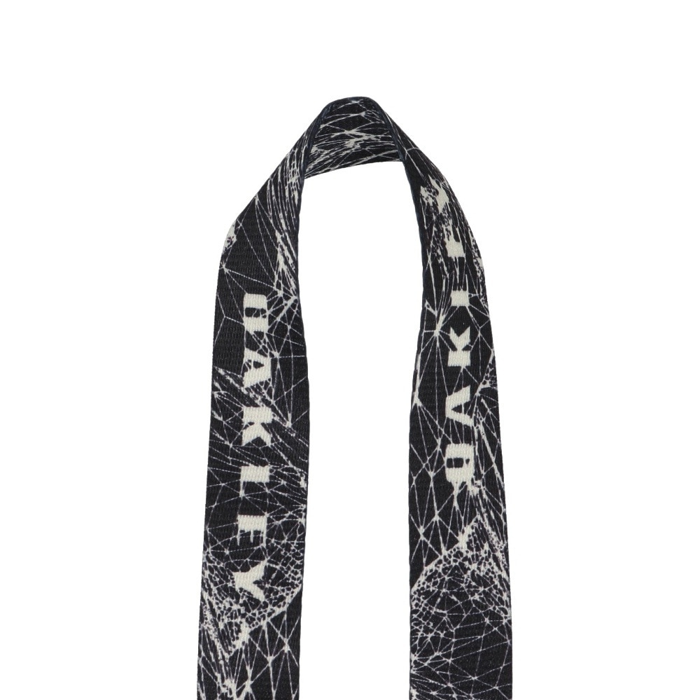 オークリー（OAKLEY）（メンズ、レディース、キッズ）ストラップ Wanderlust Lanyard 黒×グレー FOS901051-0B5 ネックストラップ マルチストラップ