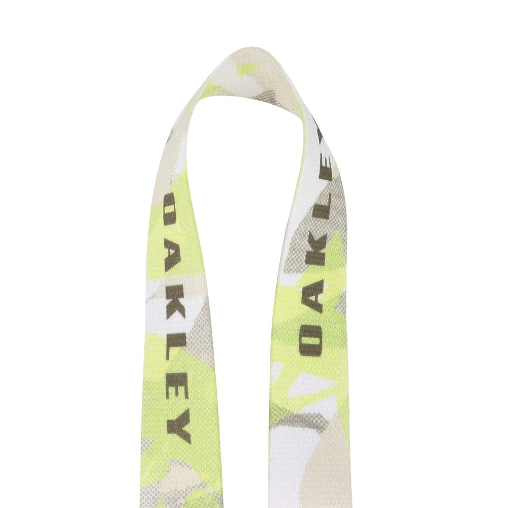 オークリー（OAKLEY）（メンズ、レディース、キッズ）ストラップ Wanderlust Lanyard 黄×白 FOS901051-5AP ネックストラップ マルチストラップ