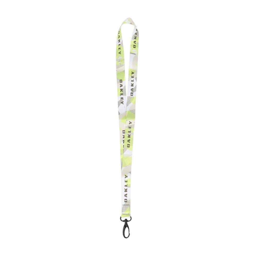オークリー（OAKLEY）（メンズ、レディース、キッズ）ストラップ Wanderlust Lanyard 黄×白 FOS901051-5AP ネックストラップ マルチストラップ