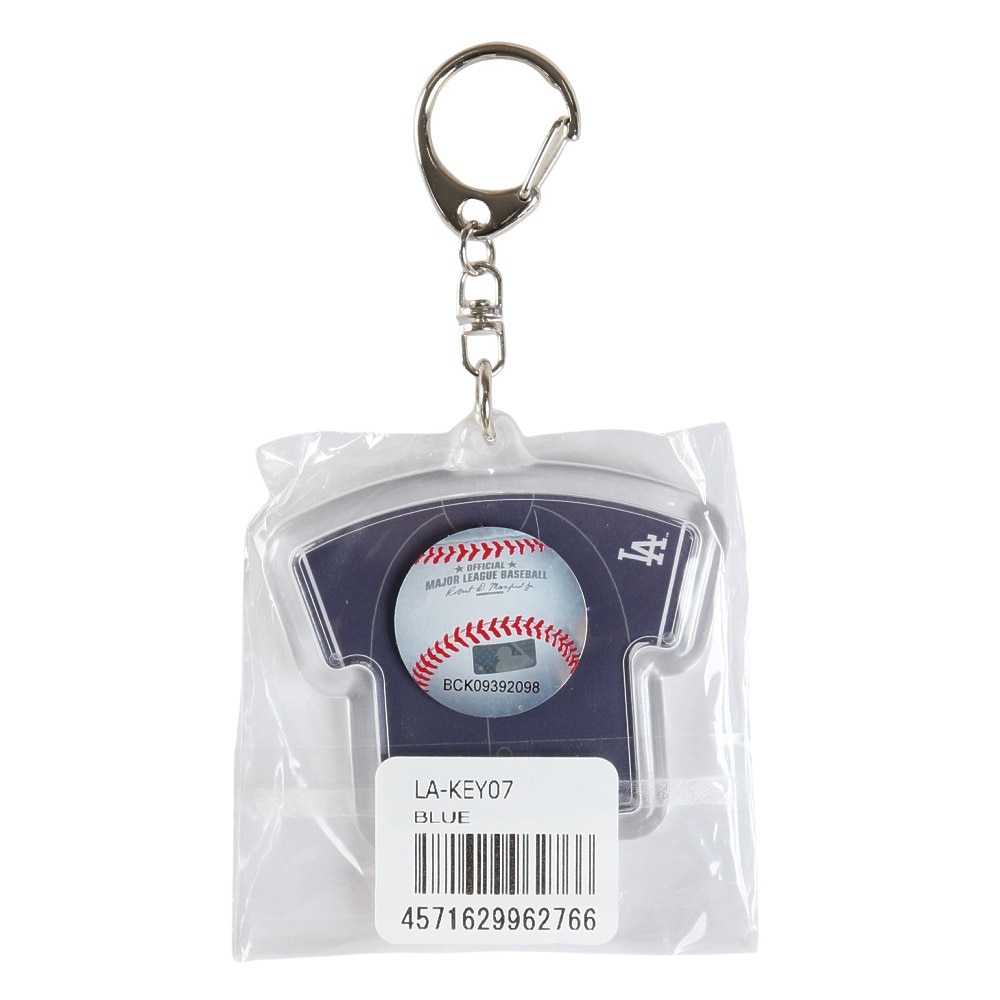 エムエルビー（MLB）（メンズ、レディース、キッズ）ユニフォーム型キーホルダー ドジャース メジャー LA-KEY07 BLUE 青