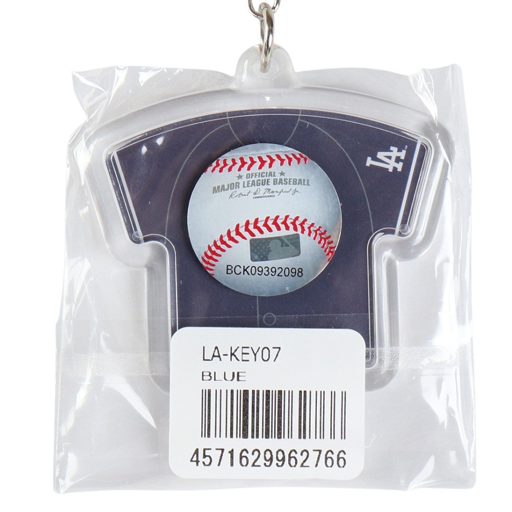 エムエルビー（MLB）（メンズ、レディース、キッズ）ユニフォーム型キーホルダー ドジャース メジャー LA-KEY07 BLUE 青
