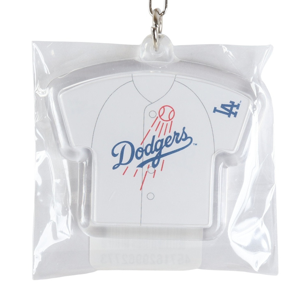 エムエルビー（MLB）（メンズ、レディース、キッズ）ユニフォーム型キーホルダー ドジャース メジャー LA-KEY08 WHITE 白