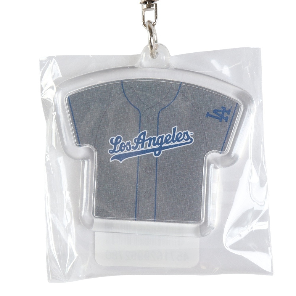 エムエルビー（MLB）（メンズ、レディース、キッズ）ユニフォーム型キーホルダー ドジャース メジャー LA-KEY09 GRAY グレー