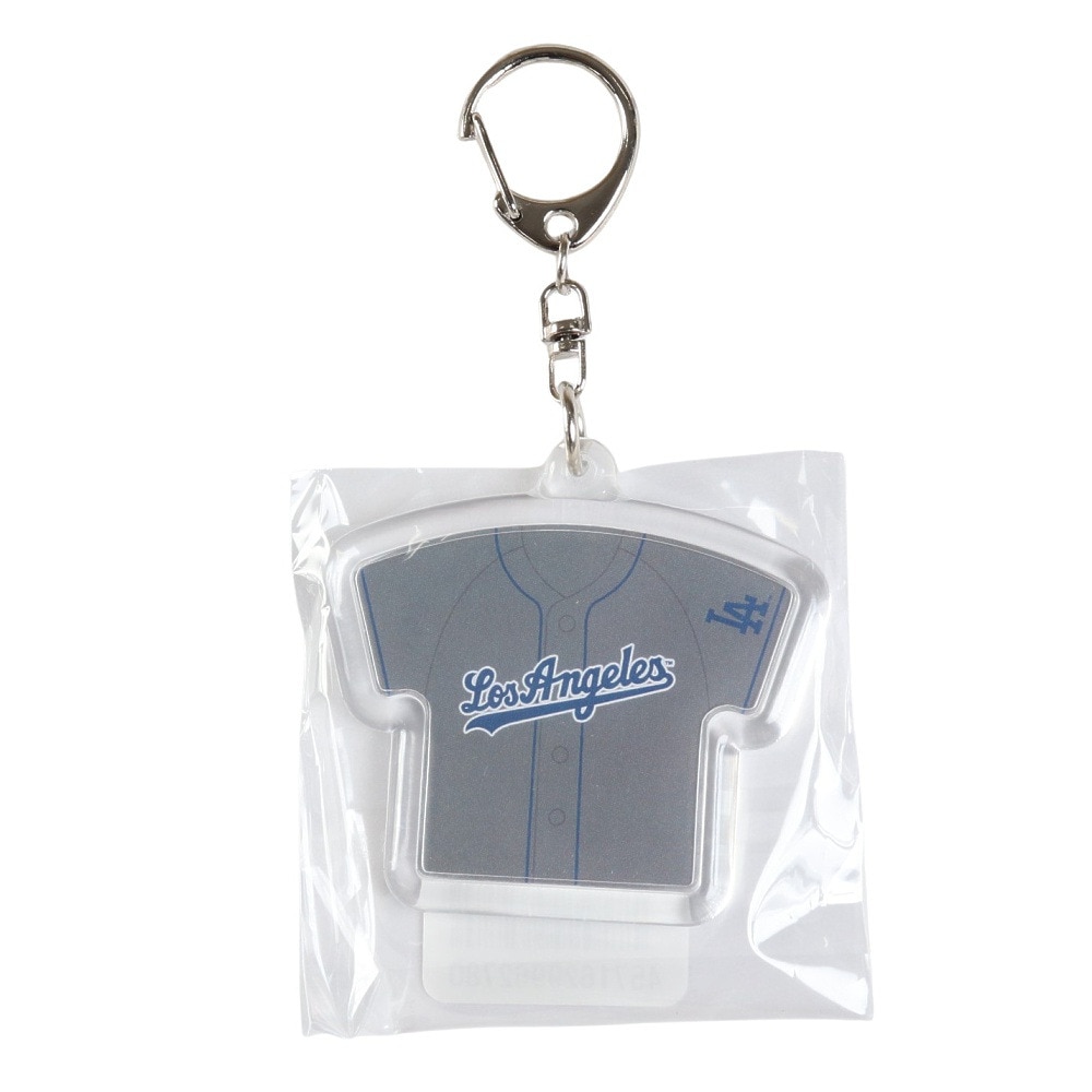 エムエルビー（MLB）（メンズ、レディース、キッズ）ユニフォーム型キーホルダー ドジャース メジャー LA-KEY09 GRAY グレー