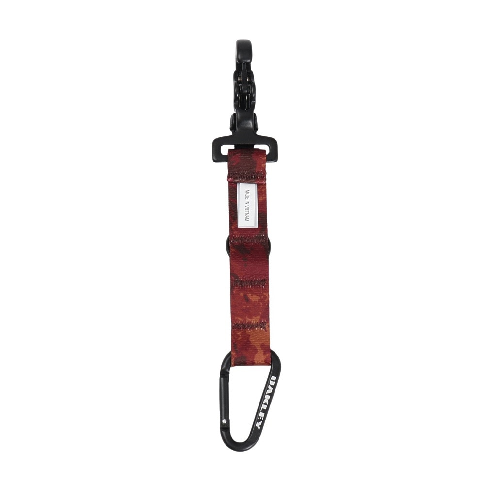 オークリー（OAKLEY）（メンズ、レディース、キッズ）キーホルダー Wanderlust Keychain 赤 FOS901052-43Y カラビナ フックリング マルチストラップ