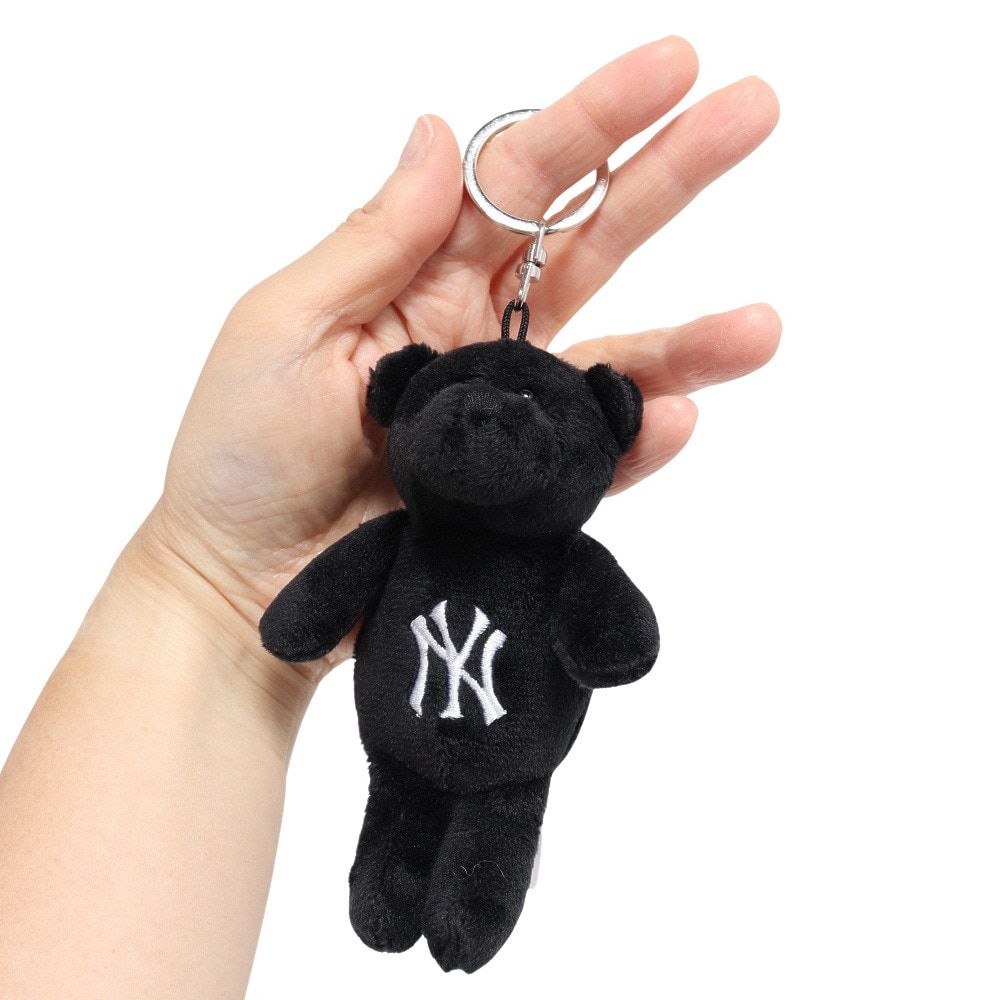 エムエルビー（MLB）（メンズ、レディース、キッズ）イーカム MLB ぬいぐるみキーホルダー ニューヨーク・ヤンキース YK-KEY17 BLACK