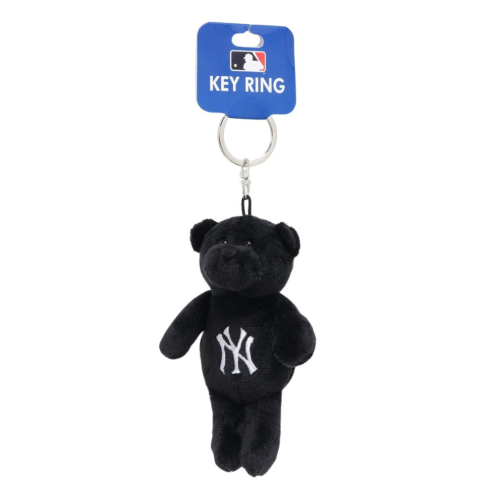 エムエルビー（MLB）（メンズ、レディース、キッズ）イーカム MLB ぬいぐるみキーホルダー ニューヨーク・ヤンキース YK-KEY17 BLACK