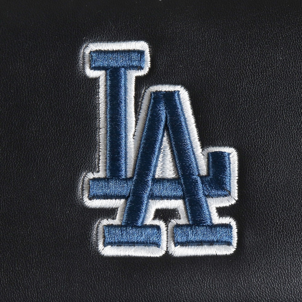エムエルビー（MLB）（メンズ、レディース）MLB PU刺繍 長財布 ロサンゼルス ドジャース LA-WLT33 BLACK 黒 