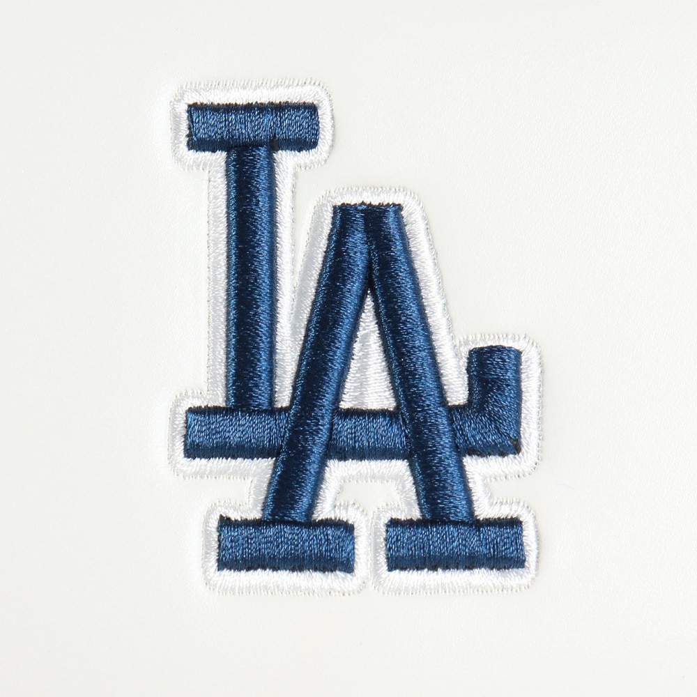 エムエルビー（MLB）（メンズ、レディース）MLB PU 刺繍 長財布 ロサンゼルス ドジャース LA-WLT33 白