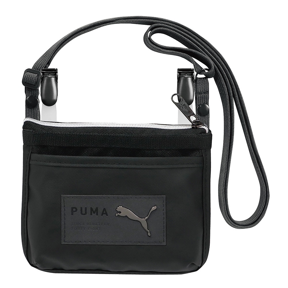 プーマ（PUMA）（メンズ、レディース、キッズ）メタルキャットポケットポーチ BK PM386BK