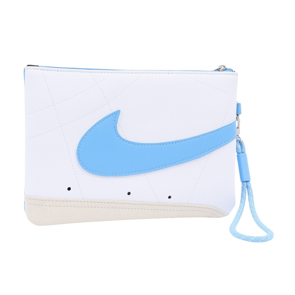 ナイキ（NIKE）（メンズ、レディース）リストポーチ アイコン ブレーザー リストレット ラージ 白×青 NW0003-156 ポーチ ミニバッグ リストレットポーチ