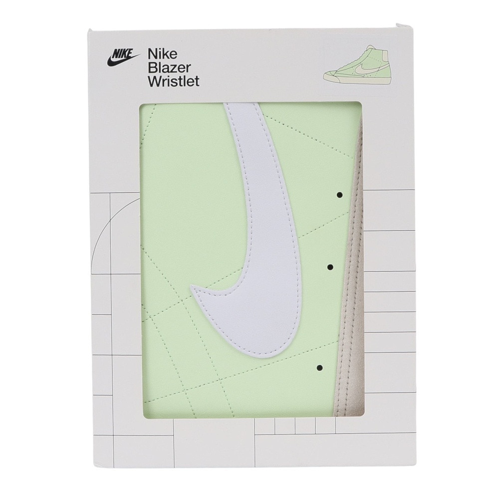 ナイキ（NIKE）（メンズ、レディース）リストポーチ アイコン ブレーザー リストレット ラージ 緑 グ×白 NW0003-759 ポーチ ミニバッグ リストレットポーチ