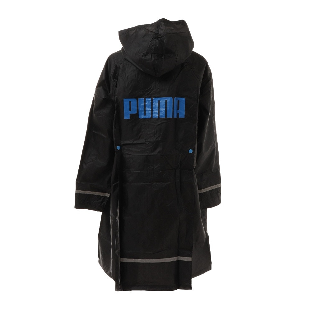 プーマ（PUMA）（キッズ）ジュニア レインコート ロゴバッグプリントリュック&ランドセルコート 130cm PBS29RA13 BK