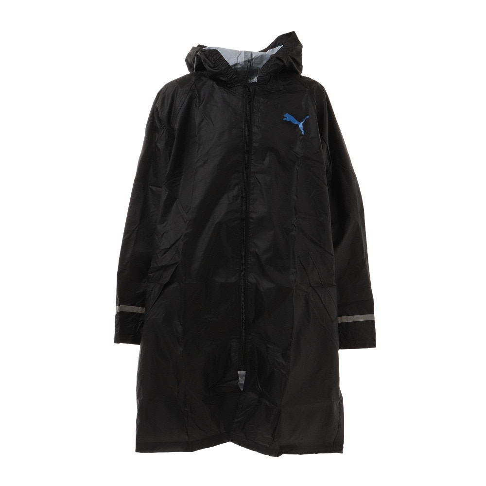 プーマ（PUMA）（キッズ）ジュニア レインコート ロゴバッグプリントリュック&ランドセルコート 130cm PBS29RA13 BK