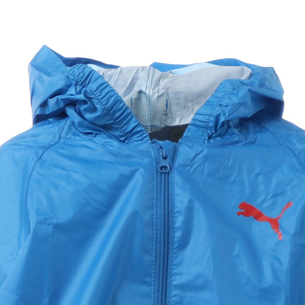 プーマ（PUMA）（キッズ）ジュニア レインコート ロゴバッグプリントリュック&ランドセルコート 130cm PBS29RA13 BL
