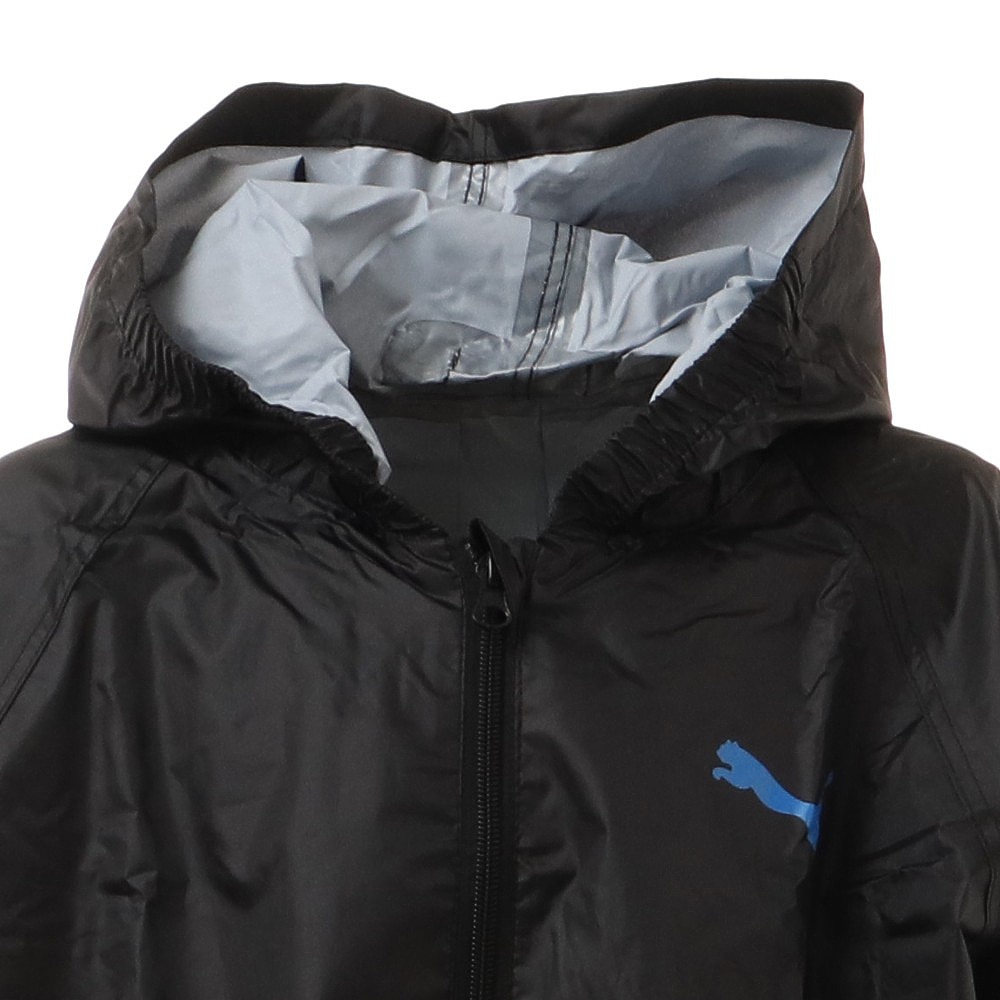 プーマ（PUMA）（キッズ）ジュニア レインコート ロゴバッグプリントリュック&ランドセルコート 140cm PBS29RA14 BK