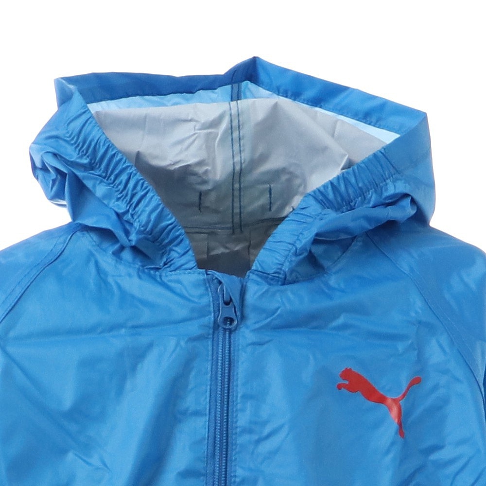 プーマ（PUMA）（キッズ）ジュニア レインコート ロゴバッグプリントリュック&ランドセルコート 140cm PBS29RA14 BL