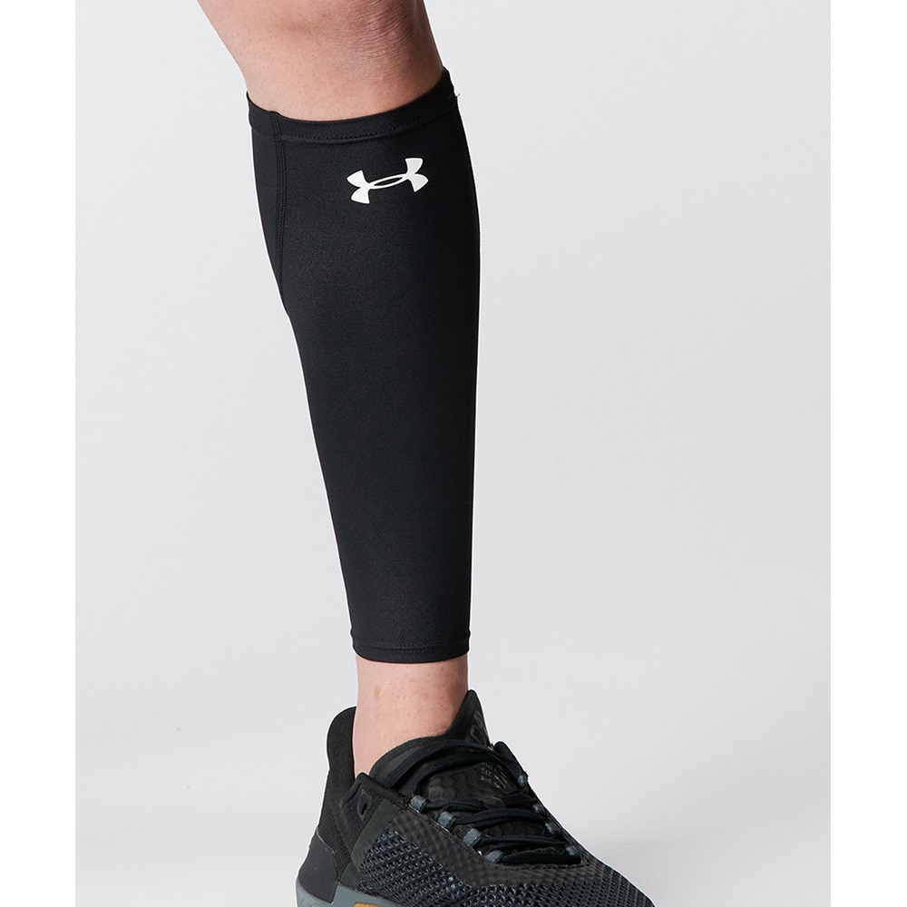 アンダーアーマー（UNDER ARMOUR）（メンズ、レディース）UAアイソチル カフスリーブ 両脚用 黒 S～LL 1378259 001 ふくらはぎ サポーター