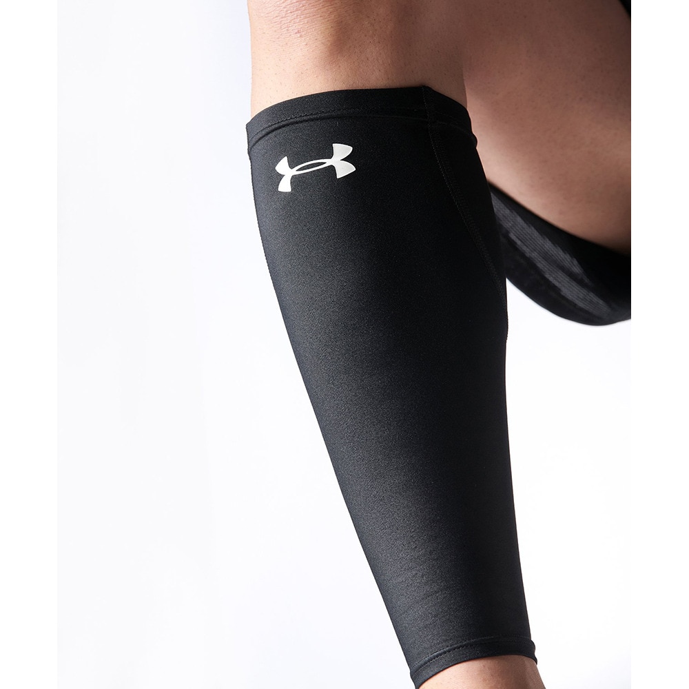 アンダーアーマー（UNDER ARMOUR）（メンズ、レディース）UAアイソチル カフスリーブ 両脚用 黒 S～LL 1378259 001 ふくらはぎ サポーター