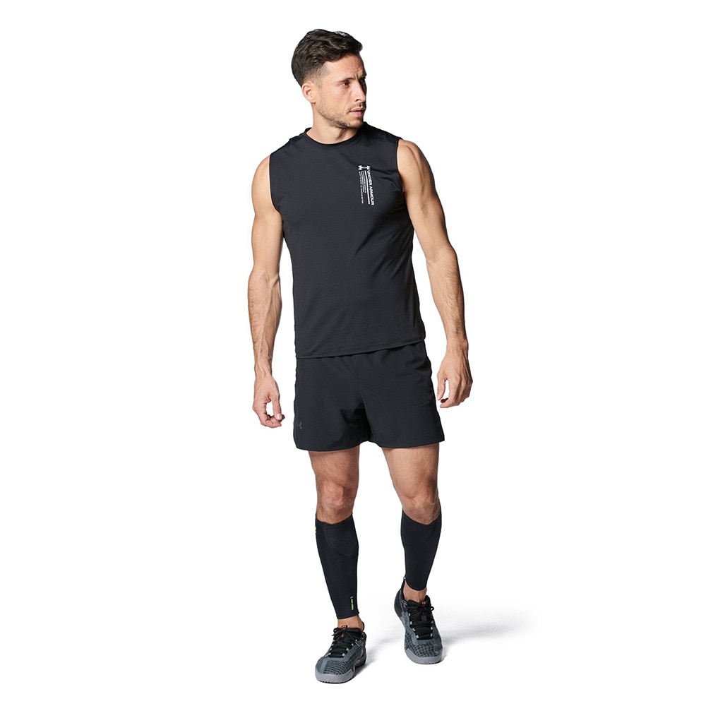アンダーアーマー（UNDER ARMOUR）（メンズ、レディース）アイソチル カフスリーブ 両脚用 1378259 003 冷感 吸汗 速乾 ふくらはぎ