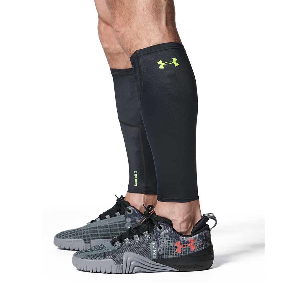 アンダーアーマー（UNDER ARMOUR）（メンズ、レディース）アイソチル カフスリーブ 両脚用 1378259 003 冷感 吸汗 速乾 ふくらはぎ