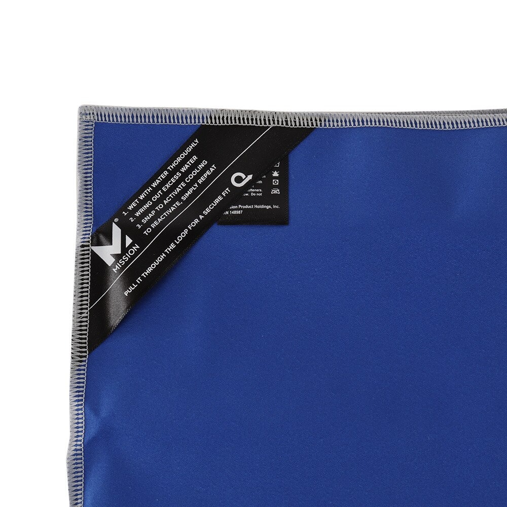 ミッション（MISSION）（メンズ、レディース、キッズ）クールタオル 冷却タオル ORIGINAL MICRO FIBER COOL 109279 ブルー