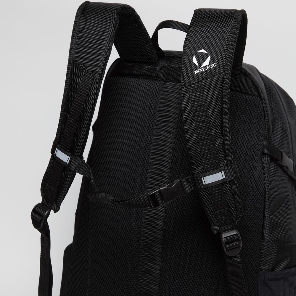 デサント（DESCENTE）（メンズ、レディース）バックパック ENERGY CARRY 40 黒 40L ST5FBP02U BKLM リュック デイバッグ 耐水 通勤 通学 アウトドア 大容量