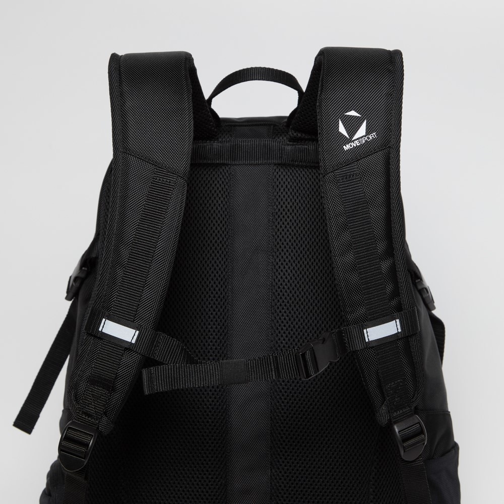 デサント（DESCENTE）（メンズ、レディース）バックパック ENERGY CARRY 40 黒 40L ST5FBP02U BKLM リュック デイバッグ 耐水 通勤 通学 アウトドア 大容量
