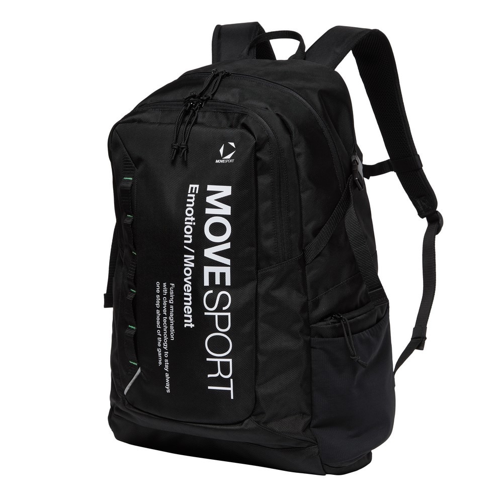 デサント（DESCENTE）（メンズ、レディース）バックパック ENERGY CARRY 40 黒 40L ST5FBP02U BKLM リュック デイバッグ 耐水 通勤 通学 アウトドア 大容量