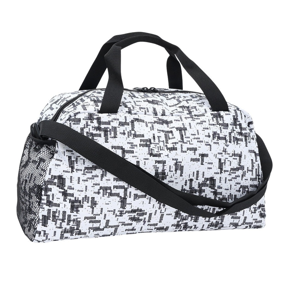 プーマ（PUMA）（メンズ、レディース）フェイズAOP スポーツバッグ 07995012 22L 2WAY 黒 手持ち 肩掛け 斜め掛け 