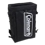 (メンズ、レディース)リュック バックパック シールド 30 ビックロゴ 黒 35L BK/WT 2221275 デイバッグ ボックスバッグ 防水