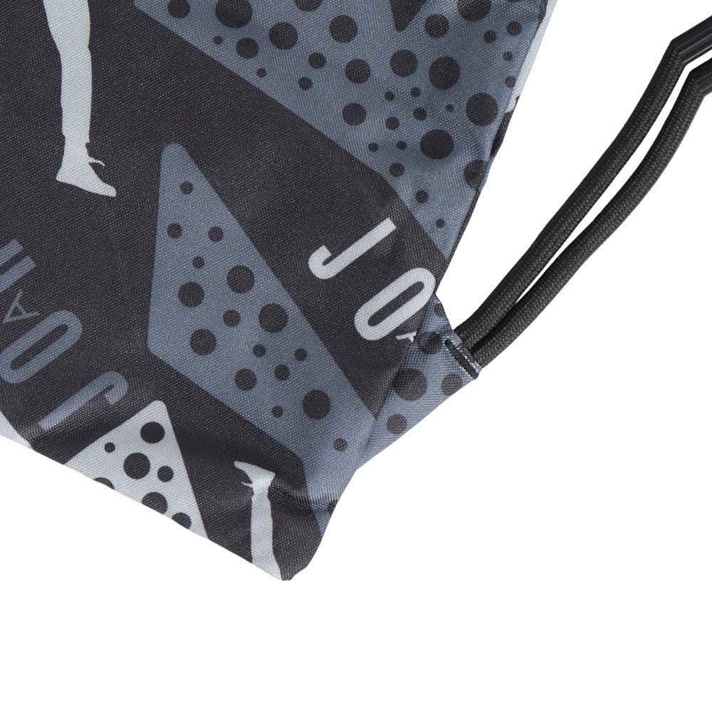 ジョーダン（JORDAN）（メンズ、レディース、キッズ）ジムサック コア グレー 総柄 9A0745-KG5 ナップザック ジムバッグ 軽量