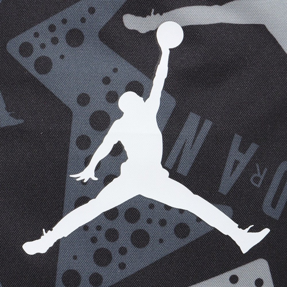 ジョーダン（JORDAN）（メンズ、レディース、キッズ）ジムサック コア グレー 総柄 9A0745-KG5 ナップザック ジムバッグ 軽量