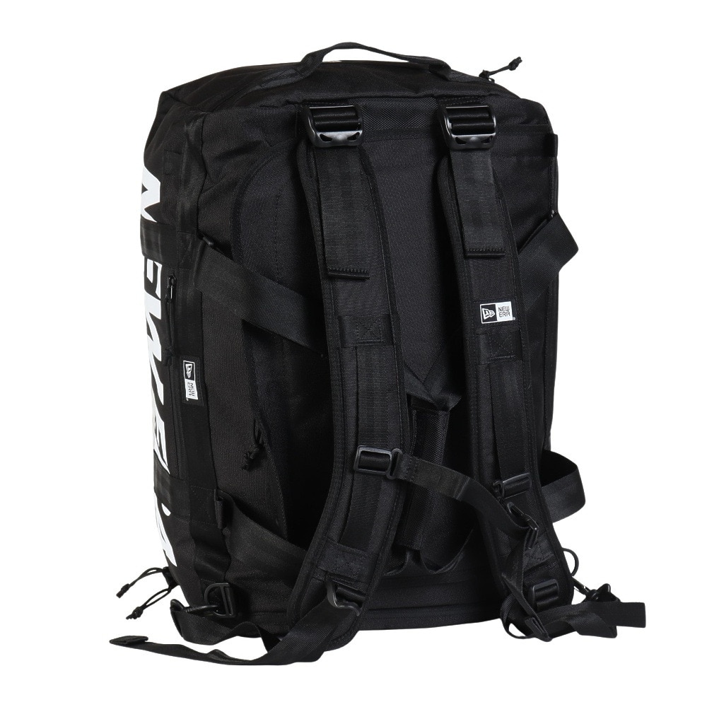 ニューエラ（NEW ERA）（メンズ、レディース）リュック クラブ ダッフルバッグ 50L WHI 14521343 2WAY ブラック×ホワイト 大容量