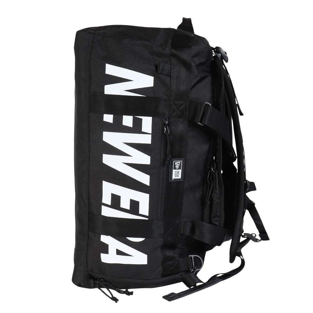 ニューエラ（NEW ERA）（メンズ、レディース）リュック クラブ ダッフルバッグ 50L WHI 14521343 2WAY ブラック×ホワイト 大容量