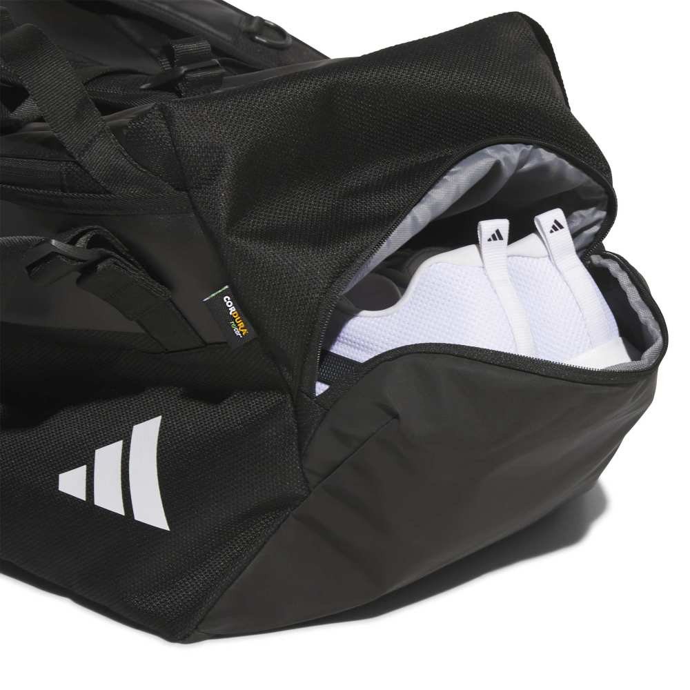 アディダス（adidas）（メンズ、レディース）ダッフルバッグ EPS 黒 75L L6327-JY9554 リュック 2WAY ジムバッグ トラベルバッグ