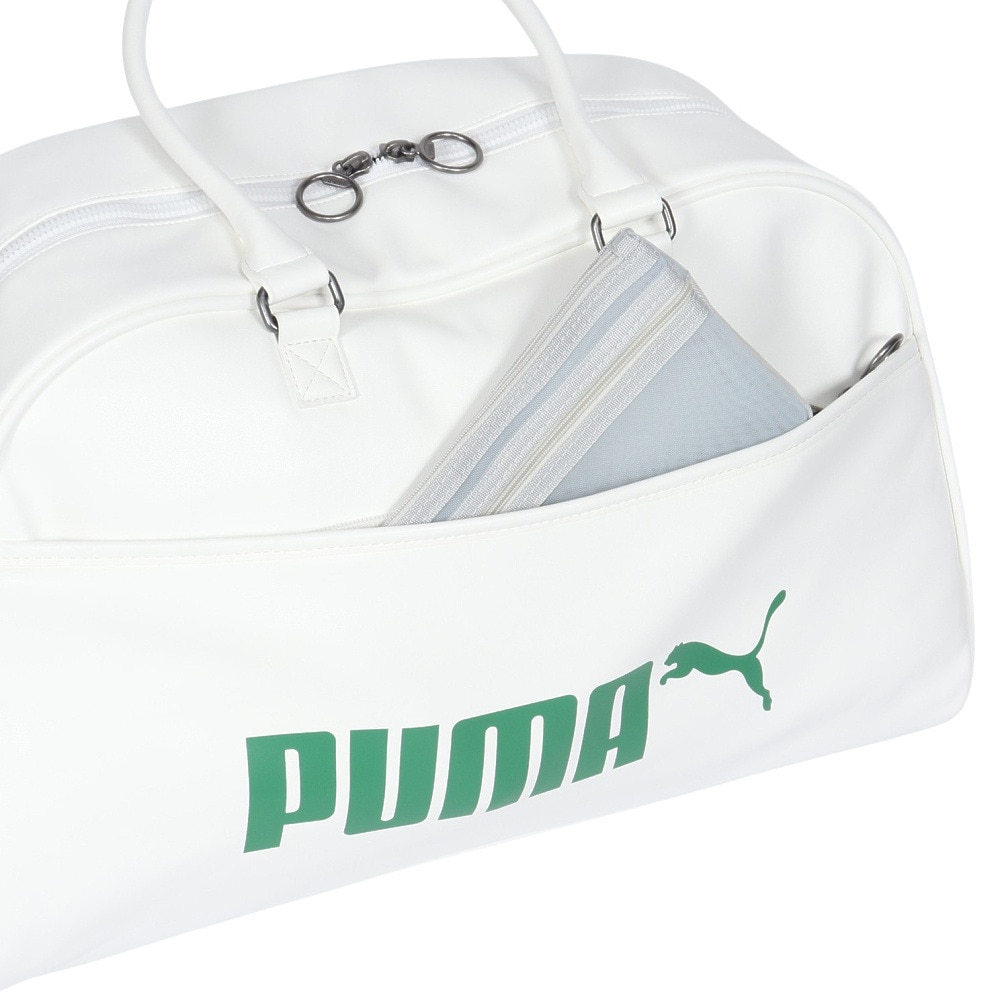 プーマ（PUMA）（メンズ、レディース、キッズ）SUPER PUMA グリップ ボストンバッグ 29L 白 09098701