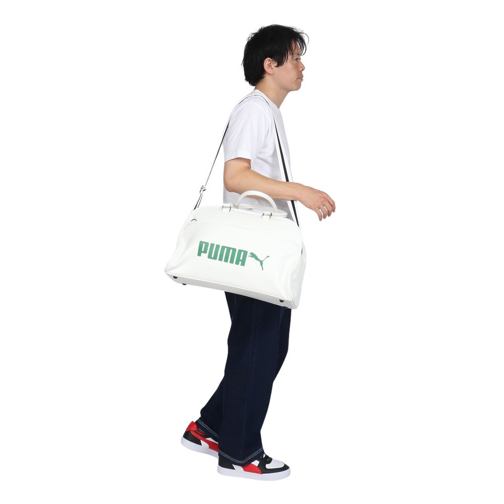 プーマ（PUMA）（メンズ、レディース、キッズ）SUPER PUMA グリップ ボストンバッグ 29L 白 09098701