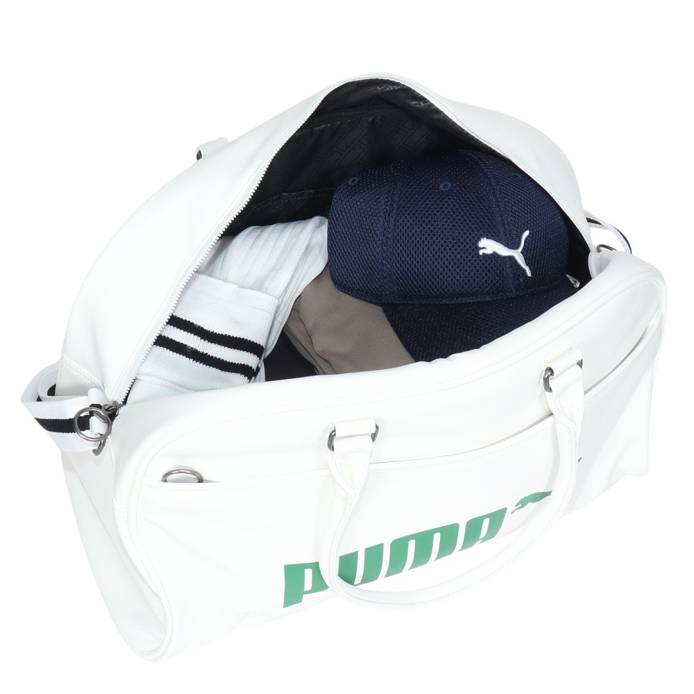 プーマ（PUMA）（メンズ、レディース、キッズ）SUPER PUMA グリップ ボストンバッグ 29L 白 09098701