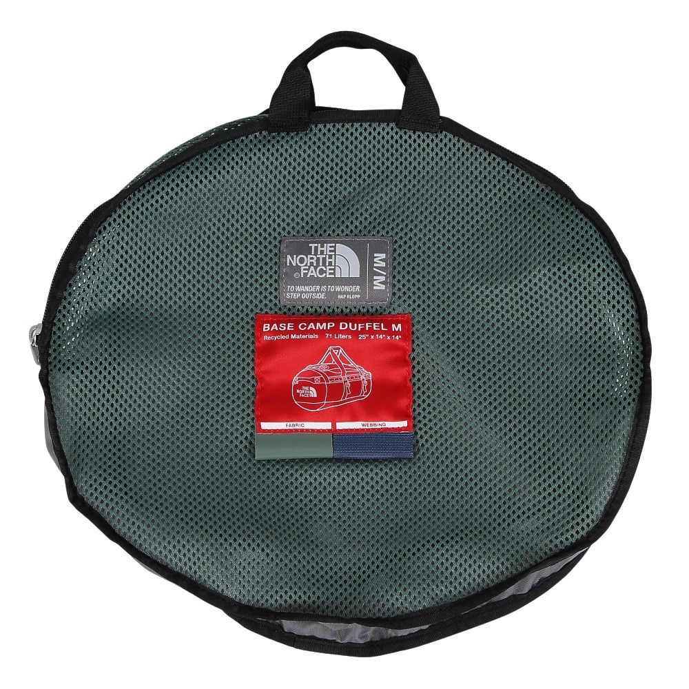 ザ・ノース・フェイス（THE NORTH FACE）（メンズ、レディース）ダッフルバッグ ベースキャンプダッフル M 緑 65L NM82367 DG ドラムバッグ ボストンバッグ