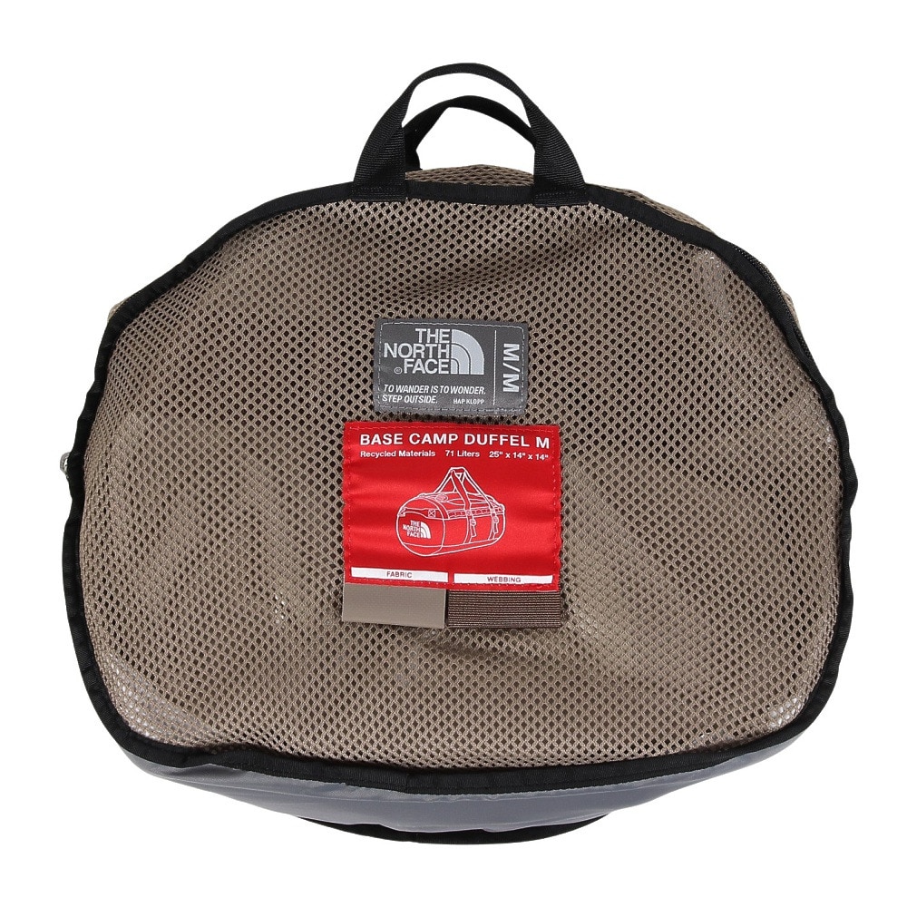 ザ・ノース・フェイス（THE NORTH FACE）（メンズ、レディース）ダッフルバッグ BCダッフルM ドラムバッグ ブラウン 65L NM82367 MS  5 泊 6泊  遠征 出張