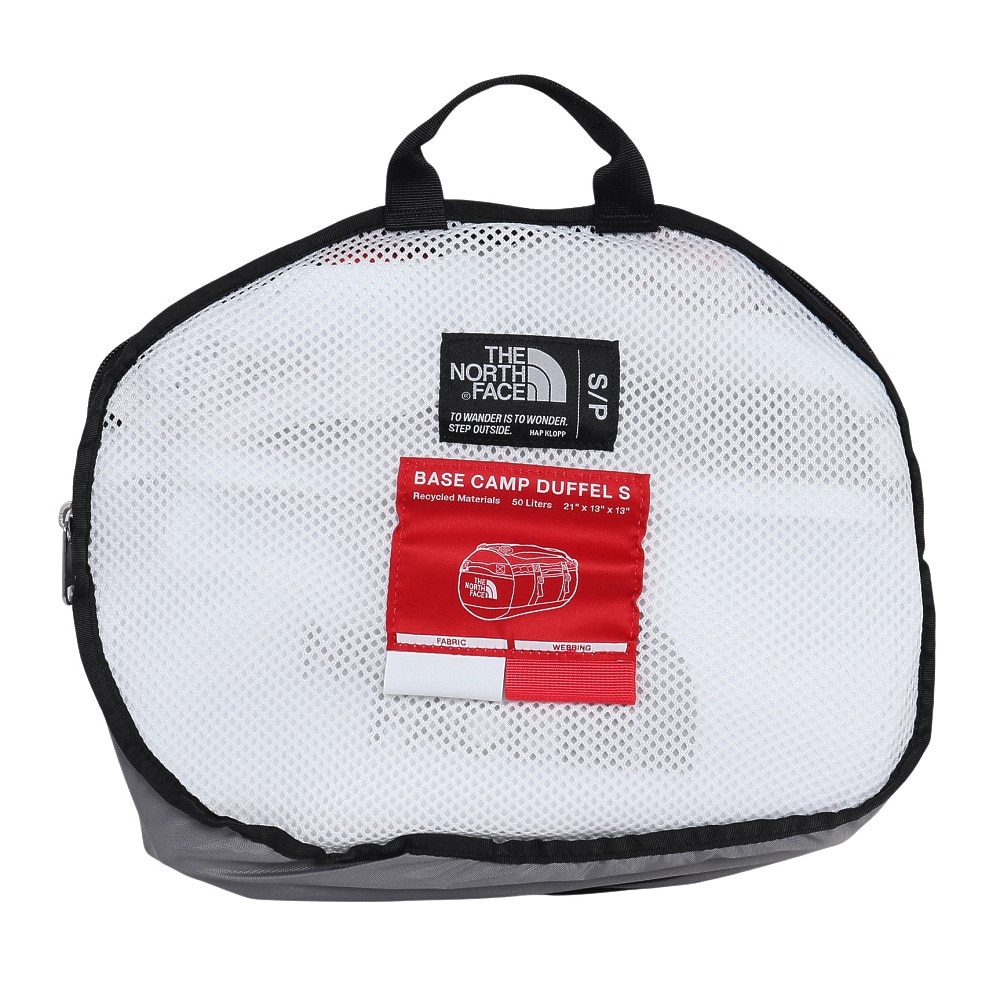 ザ・ノース・フェイス（THE NORTH FACE）（メンズ、レディース）ダッフルバック BCダッフル ドラムバッグ ホワイト×レッド 44L NM82368 WR 2泊 3泊 4泊 出張