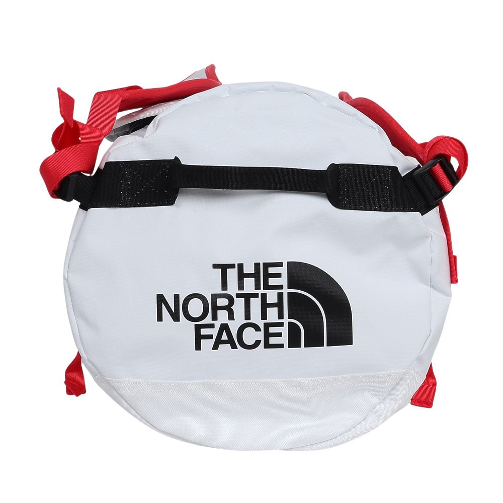 ザ・ノース・フェイス（THE NORTH FACE）（メンズ、レディース）ダッフルバック BCダッフル ドラムバッグ ホワイト×レッド 44L NM82368 WR 2泊 3泊 4泊 出張