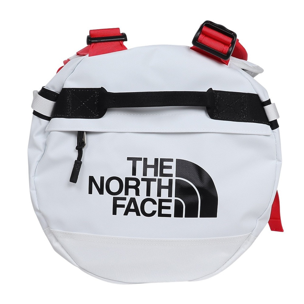 ザ・ノース・フェイス（THE NORTH FACE）（メンズ、レディース）ダッフルバック BCダッフル ドラムバッグ ホワイト×レッド 44L NM82368 WR 2泊 3泊 4泊 出張