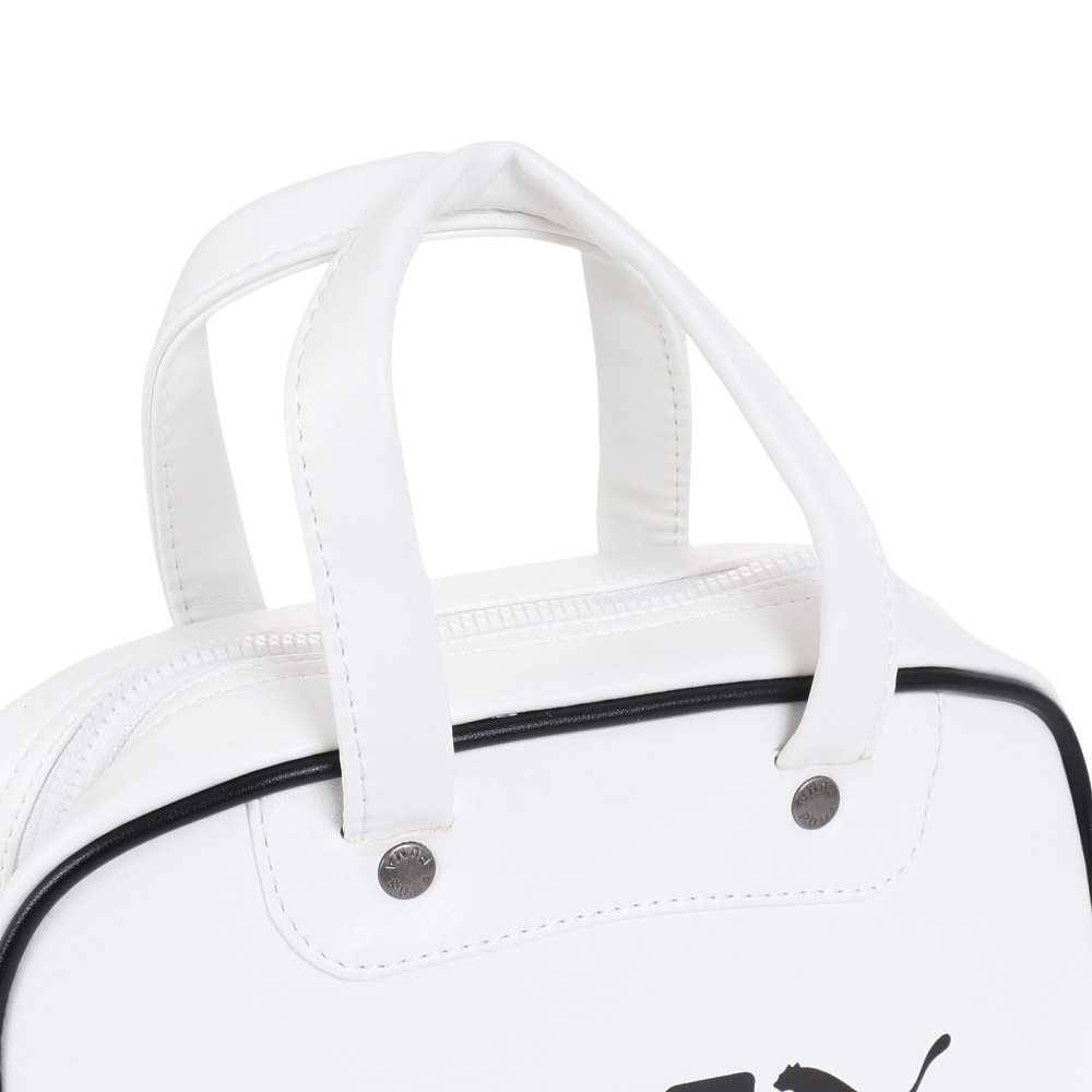 プーマ（PUMA）（メンズ、レディース、キッズ）SUPER PUMA MINI グリップ 小型ボストンバッグ 白 09098901