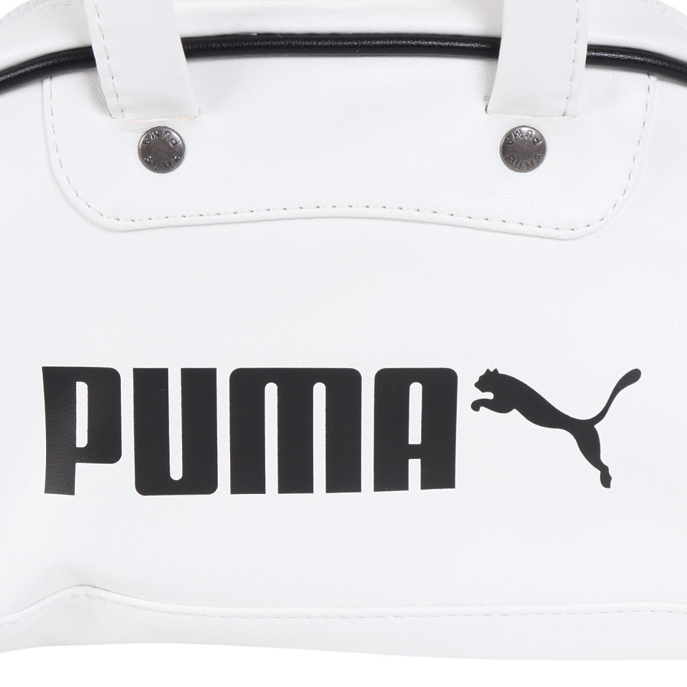 プーマ（PUMA）（メンズ、レディース、キッズ）SUPER PUMA MINI グリップ 小型ボストンバッグ 白 09098901